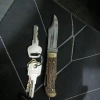 چاقوی گوزن دسته قدیمی|کلکسیون اشیاء عتیقه|زنجان, |دیوار