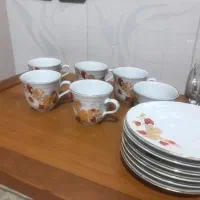 دو عدد سماور سالم و دو دست فنجان چای خوری|سماور، چای‌ساز، قهوه‌ساز|کرمان, |دیوار