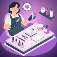 استخدام ناخن کار و اصلاح کار