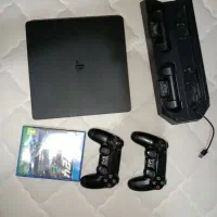 Ps4 اسلیم استانداردکپی خور همراه با دو دسته