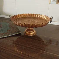 میوه خوری و شکلات خوری برنز سنگین وزن و مسی|ظروف سرو و پذیرایی|مراغه, |دیوار