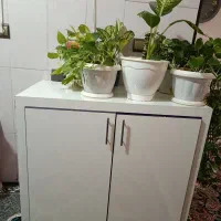 یک متر کابینت  گلاس سفید