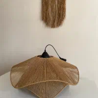 روشنایی حصیری|لوستر و چراغ آویز|گرگان, |دیوار