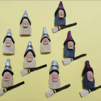 مجسمه چوبی مگنتی هالوین|مجسمه، تندیس، ماکت|نجفآباد, یزدانشهر|دیوار