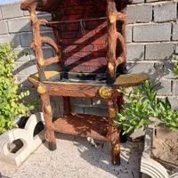 میز صندلی. کباب پز. طهر چوب. سیمانی