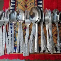 قاشق استیل|ظروف سرو و پذیرایی|کرج, شهرک مترو|دیوار