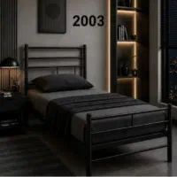 تولید تخت خواب فلزی، 2 طبقه و 1 نفره|تخت و سرویس خواب|تهران, شکوفه (عبدل آباد)|دیوار