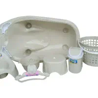 ست وان حمام کودک آبی