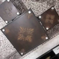 جلو مبلی وعسلی چوبی