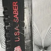 چاقو امریکایی اصل با پرچم امریکا روی تیغه