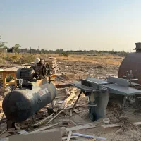 دستگاه برش۳کاره وپمپ باد