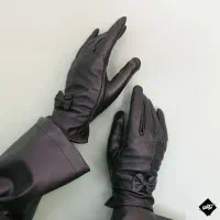 تعدادمحدود دستکش چرم زنانه