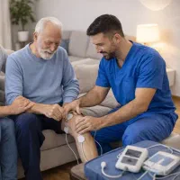 فیزیوتراپی خانگی کمر سیاتیک گردن زانو ماساژ