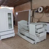 تخت دومنظوره و کمد کودک ممبران (وکیوم)|تخت و سرویس خواب|محمدشهر, عباس آباد|دیوار