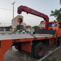 خاور جرثقیل 3 تن و لفتراک|خدمات حمل و نقل|زرقان, |دیوار