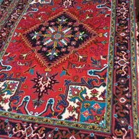 نقدواقساط یک جفت قالیچه دستبافت نو اطراف هریس|فرش|تبریز, |دیوار