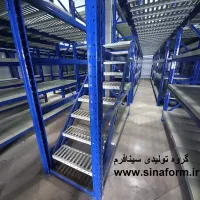 تولید نیم طبقه از پیش ساخته شده فلزی(قفسه بالکن)