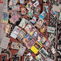 کارت بازی قدیمی بزرگ و کوچک|کلکسیون اشیاء عتیقه|خوی, |دیوار