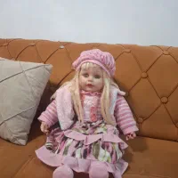 عروسک موزیکال قدیمی اصل سرامیک