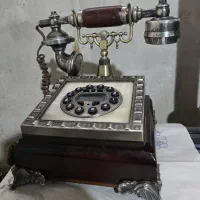 تلفن رومیزی سلطنتی چوبی