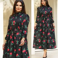 پیراهن و هد بند انار گل ویژه شب یلدا ( کد 20362)