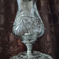 شمعدان کریستال اصل چک ارتفاع ۴۵ سانت|صنایع دستی و سایر لوازم تزئینی|تهران, سردارجنگل|دیوار