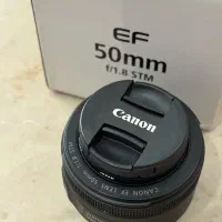 لنز دوربین کنون مدل Ef 50mm f/1.8 stm