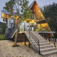 کلبه جنگلی و ویلا استخردار و بدون استخر|اجارهٔ کوتاه‌مدت ویلا و باغ|ماسال, |دیوار