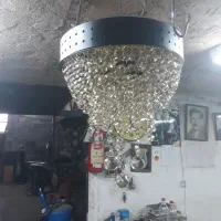 لوستر ایسلندی ازیه طبقه ودوطبقه وسع طبقه تالاینر|لوستر و چراغ آویز|تهران, تسلیحات|دیوار
