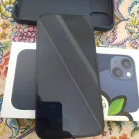 آیفون ۱۳ مشکی حافظه 128GB-سلامت باتری ۱۰۰٪ فابریک