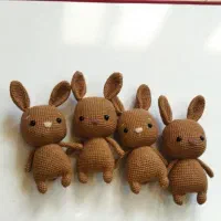 خرگوش بافتنی