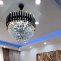 یک جفت لوستر نو لوله ای مدل آتنا
