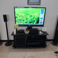 ال سی دی JVC به همراه سینما خانوادگی میز تلویزیون|تلویزیون و پروژکتور|تهران, سوهانک|دیوار