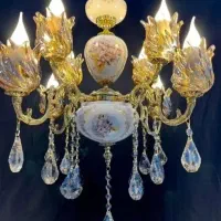 تولیدکننده لوستر برنزی شیک و بادوام/ق.یمت کارخانه|لوستر و چراغ آویز|اردبیل, |دیوار