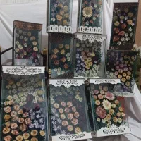 گل خشک باکس شیشه ای