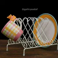استند بشقاب فلزی روکشدار|آب‌چکان و نظم‌دهنده ظروف|بجنورد, |دیوار