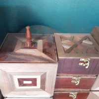 صندوقچه چوبی|صنایع دستی و سایر لوازم تزئینی|کرمانشاه, |دیوار