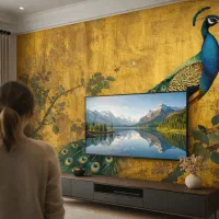 کاغذ دیواری و پوستر سه بعدی|مصالح و تجهیزات ساختمان|تهران, گلستان (شهرک راه آهن)|دیوار