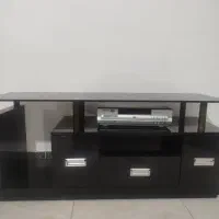 میز تلویزیون های گلاس مشکی