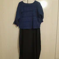 پیراهن ساحلی سرمه ای