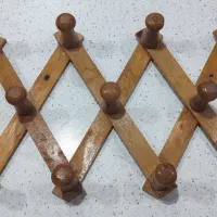 جا لباسی چوبی نوستالژی|بندرخت و رختآویز|ری, منصوریه منگل|دیوار