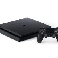 ps4 slim 1 tra همراه پک بازی و لوازم مانیتور