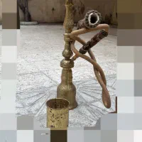 قلیان برنجی عتیقه|کلکسیون و سرگرمی|محمدیه-قزوین, |دیوار