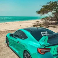ماشین در جزیره کیش تویوتا GT۸۶