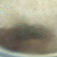 سینی برنز خیلی قدیمی قلمکاری|کلکسیون اشیاء عتیقه|تبریز, |دیوار