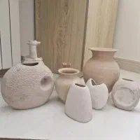 کوزه و گلدان خام