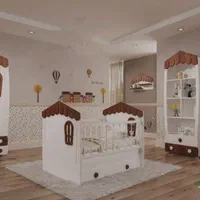سیسمونی نوزاد|تخت و سرویس خواب|خسروشاه, |دیوار