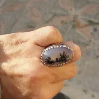 انگشتر شجر دستساز فروش و معاوضه|جواهرات|کرمانشاه, |دیوار