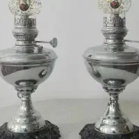 چراغ لمپا برنجی خورشید نشان اصل|لامپ و چراغ|گرگان, |دیوار