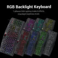 کیبورد گیمینگ ردراگونHarpe Pro K503A RGB|قطعات و لوازم جانبی رایانه|شهرضا, |دیوار